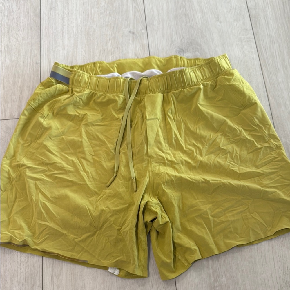 lululemon athletica Yellow Relaxed Fit Shorts